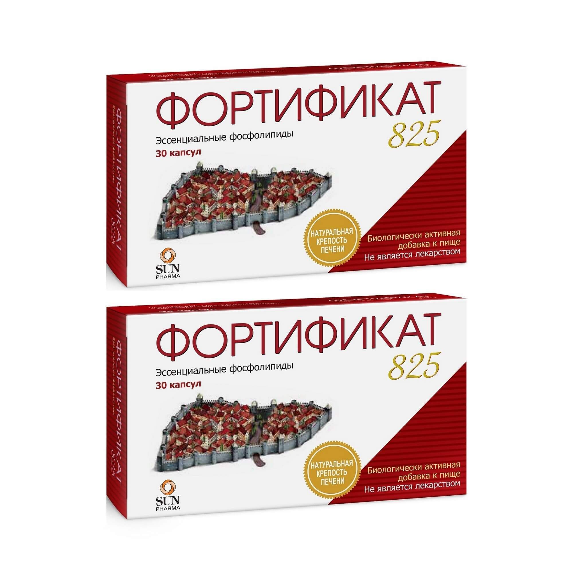 Изображение товара 2Х Фортификат 825 капсулы 1490мг для поддержки здоровья и иммунитета