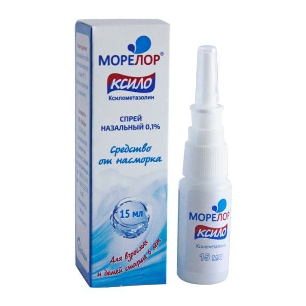 Изображение товара Морелор Ксило спрей назальный 0,1% 15мл