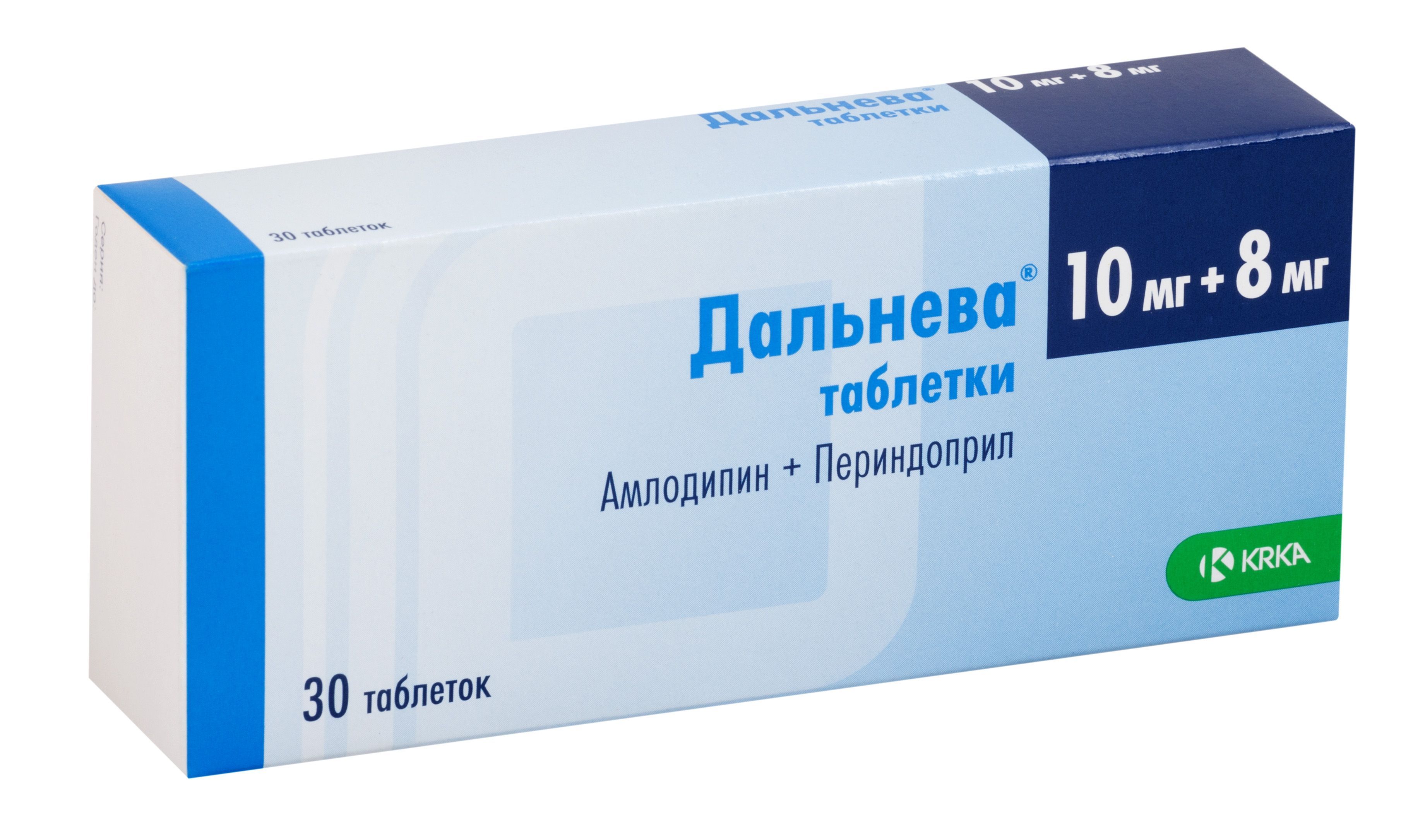 Изображение товара Дальнева таблетки 10мг+8мг 30шт