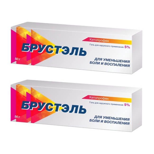 Изображение товара 2Х Брустэль гель 5% для наружного применения 50г качество и эффективность