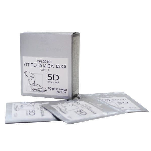 Изображение товара Средство для стоп от пота и запаха 5 дней 1,5г 10шт