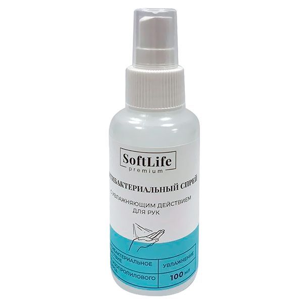 Изображение товара Спрей для рук антибактериальный с увлажняющим действием Premium SoftLife/СофтЛайф 100мл