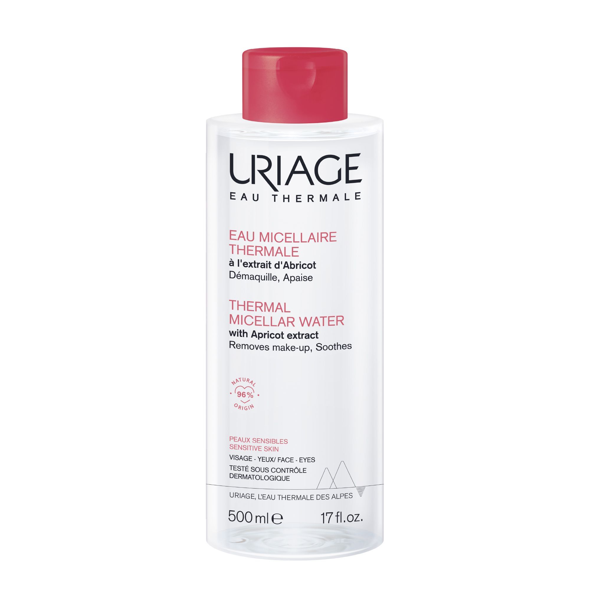 Изображение товара Мицеллярная вода для чувствительной кожи лица и глаз 500мл Uriage