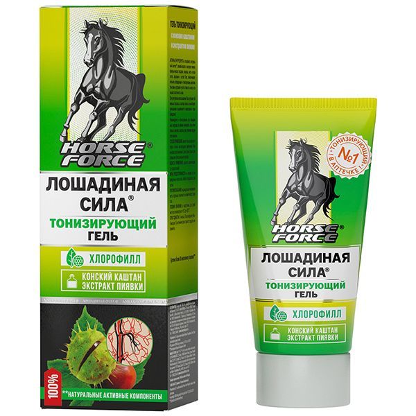 Изображение товара [Гель] Лошадиная сила Тонизирующий гель для ног с конским каштаном и пиявкой