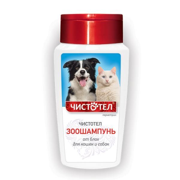 Изображение товара Шампунь для животных от блох универсальный Чистотел 180мл