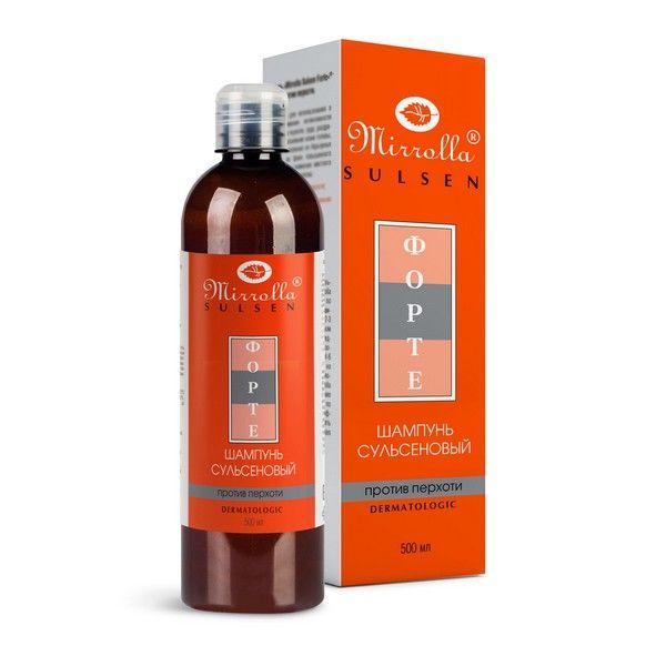 Изображение товара Шампунь Сульсен Форте Mirrolla/Мирролла 500мл