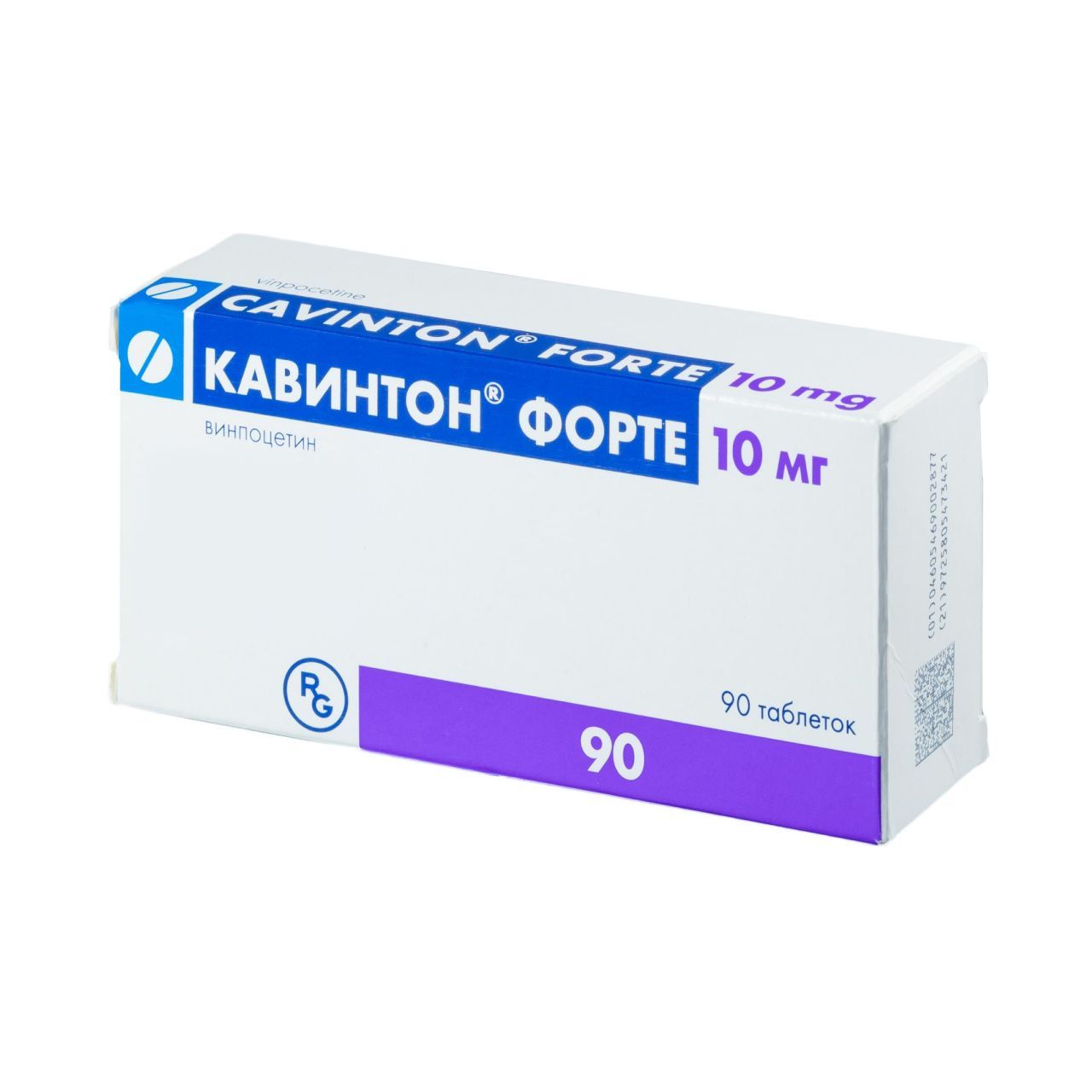 Изображение товара Кавинтон Форте таблетки 10мг 90шт