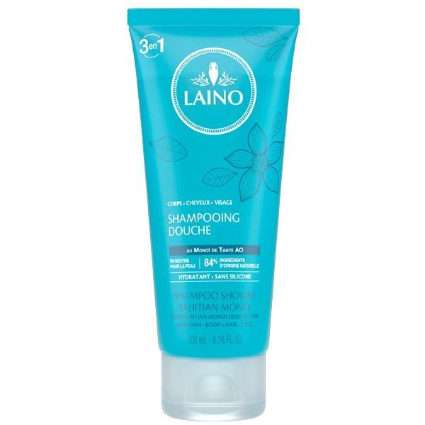 Изображение товара Шампунь Monoi de Tahiti Laino 3 в 1 для волос, тела и лица 200мл