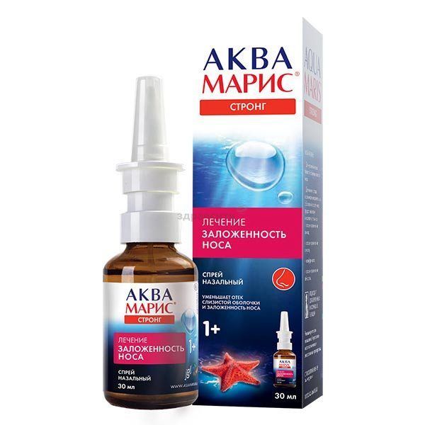 Изображение товара Спрей назальный Аква Марис Стронг 30мл