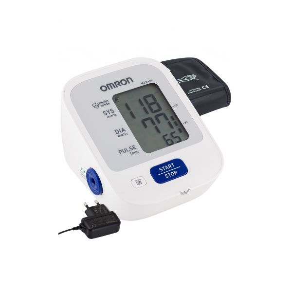 Изображение товара Автоматический тонометр OMRON M2 Basic с манжетой и адаптером