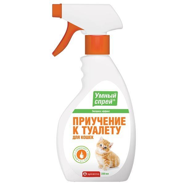 Изображение товара Средство для кошек приучение к туалету Умный спрей фл. 200мл