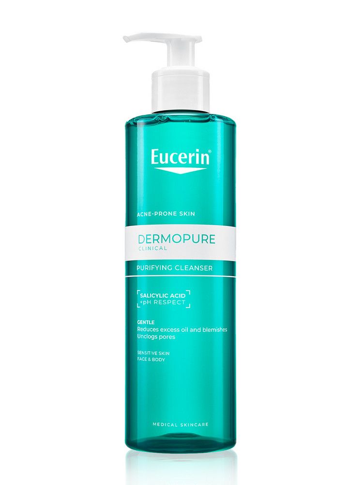 Изображение товара Гель Eucerin DermoPure для проблемной кожи (некомедогенный, без мыла) 400 мл Изображение товара Гель Eucerin DermoPure для проблемной кожи (некомедогенный, без мыла) 400 мл