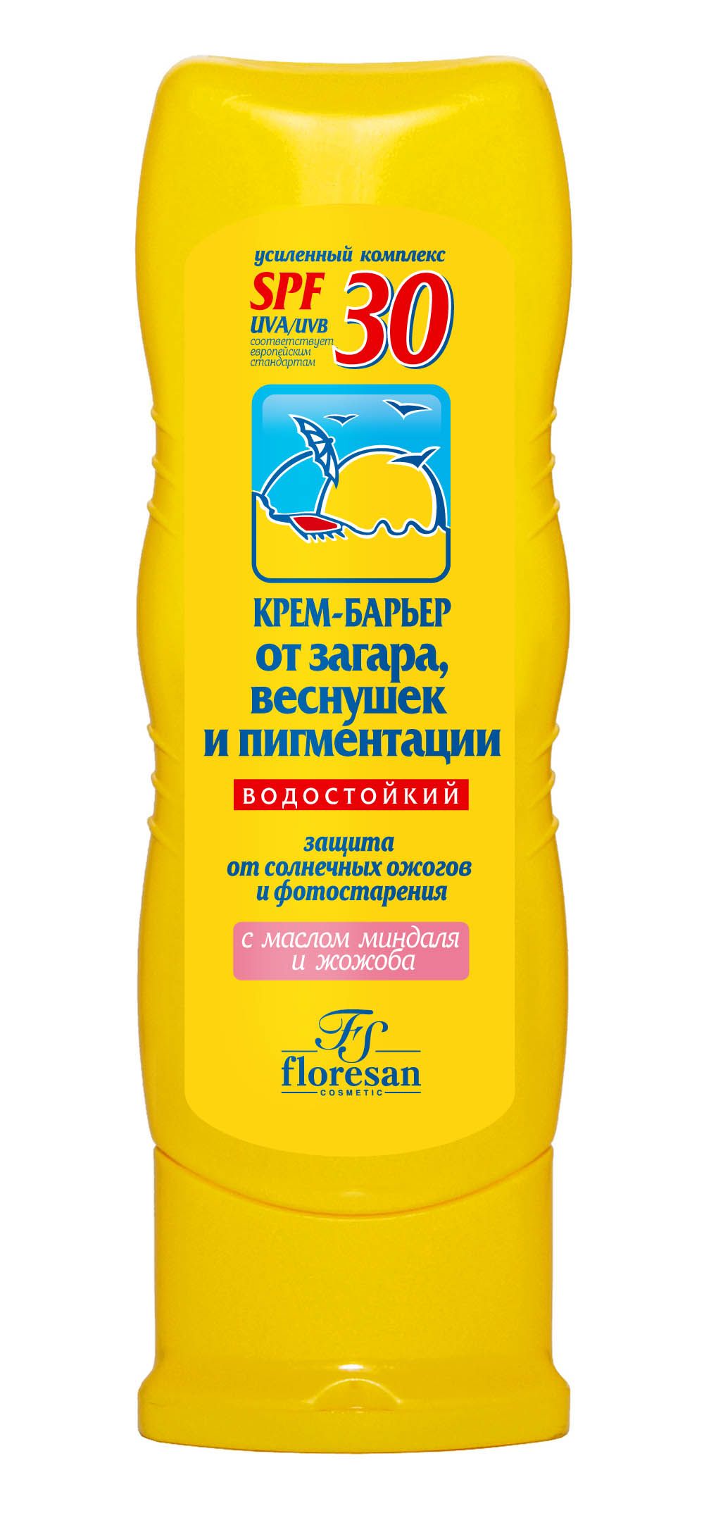Изображение товара Крем-барьер для лица и тела SPF30 от загара и пигментации 125мл Флоресан