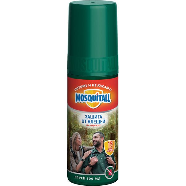 Изображение товара Спрей специальная защита от клещей Mosquitall/Москитол 100мл