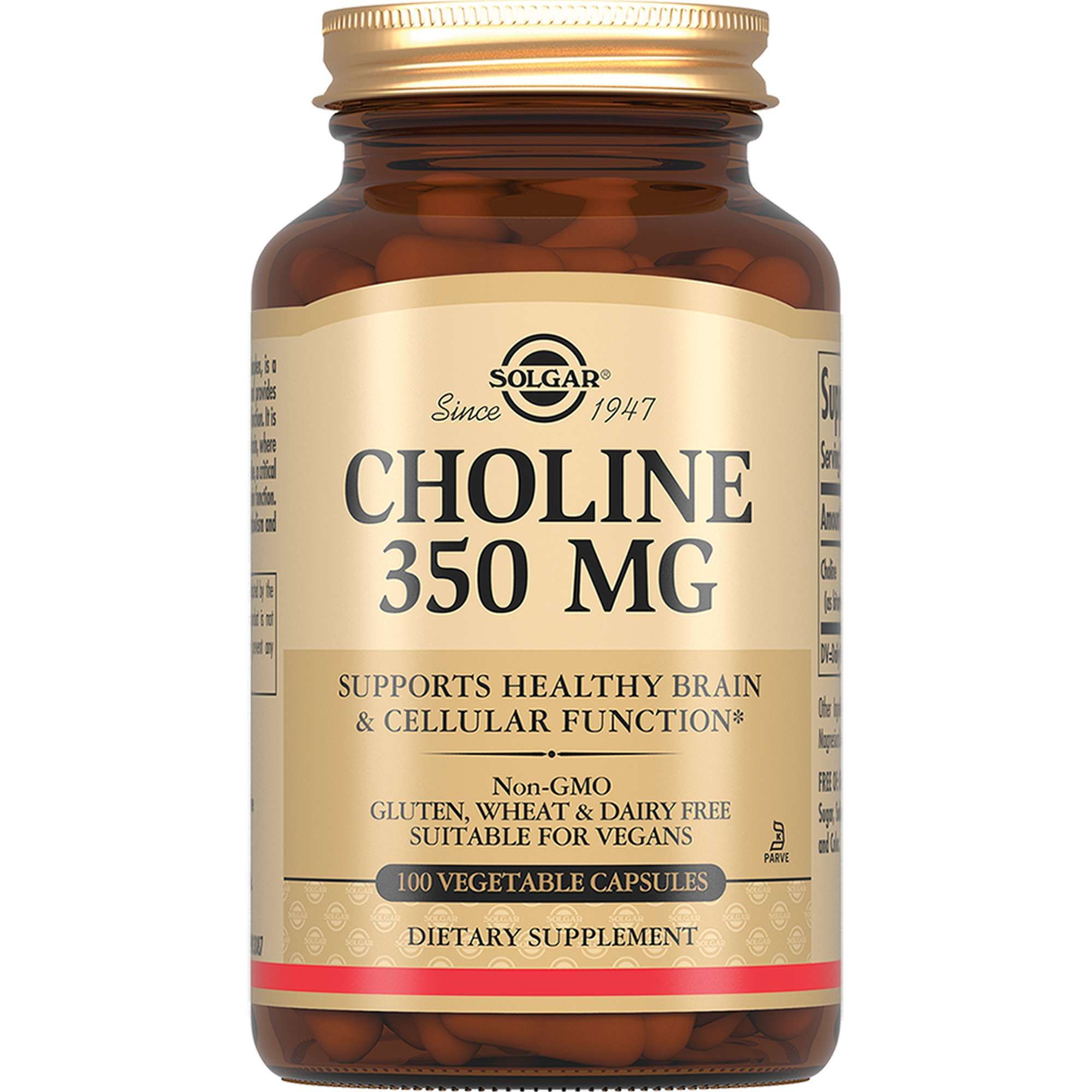 Изображение товара Холин 350мг Solgar капсулы 1053мг 100 шт для мозга и нервной системы
