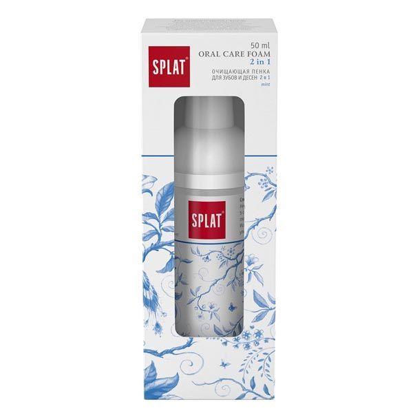 Изображение товара Пенка для зубов и десен очищающая вкус мяты 2 в 1 Splat/Сплат 50мл