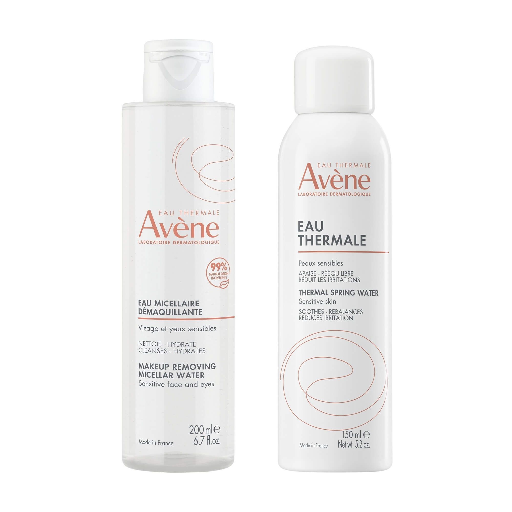 Изображение товара 1X Лосьон мицеллярный очищающий Avene/Авен 200мл + 1X Вода термальная Avene/Авен 150мл