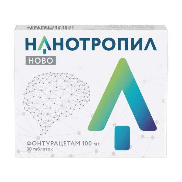 Изображение товара Нанотропил Ново таблетки 100мг 30шт