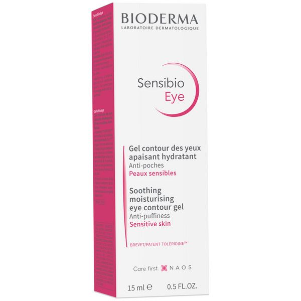 Изображение товара Гель для контура глаз Sensibio Bioderma 15 мл гипоаллергенный увлажняющий для чувствительной кожи