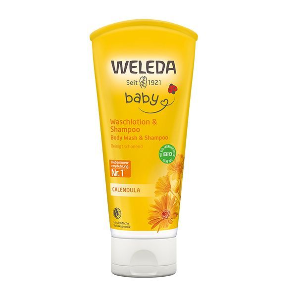 Изображение товара Шампунь-гель для волос и тела детский Календула Weleda/Веледа туба 200мл (9651)