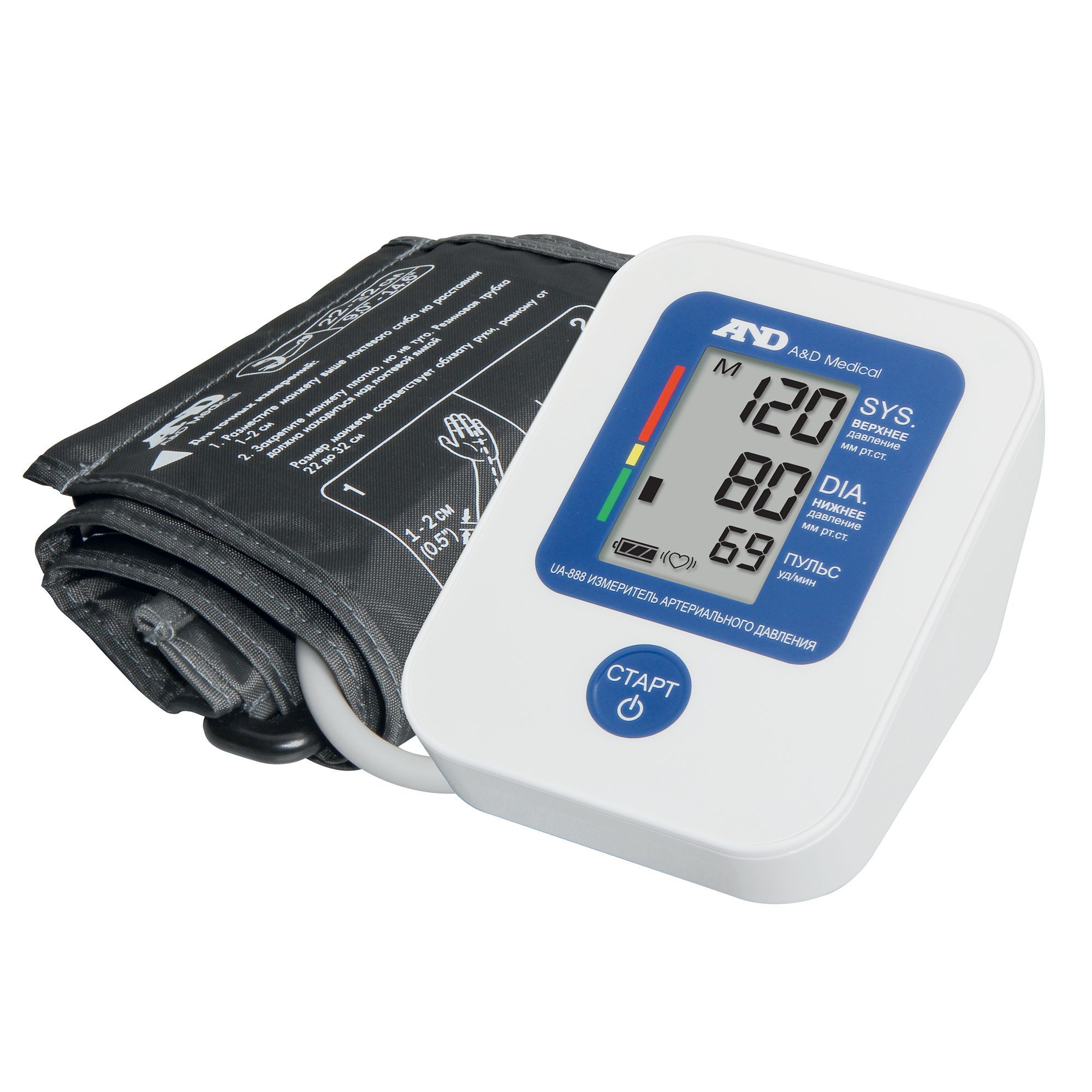 Изображение товара Автоматический тонометр UA-888 A&D высокая точность и надежность