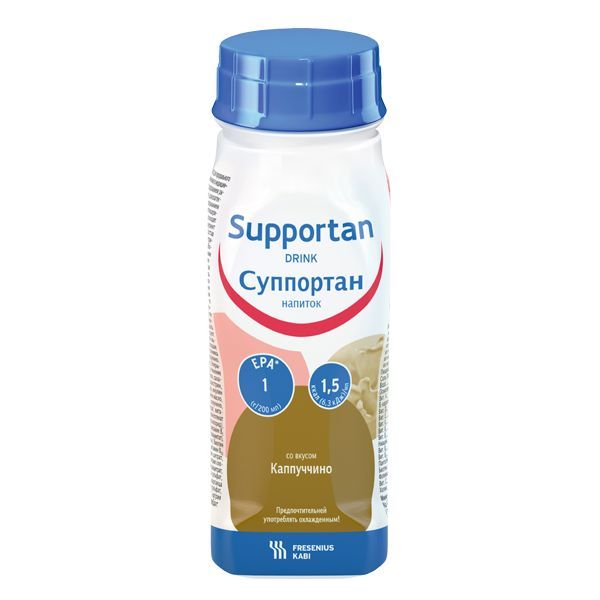 Изображение товара Напиток для энтерального питания вкус капучино Supportan/Суппортан 200мл 4шт