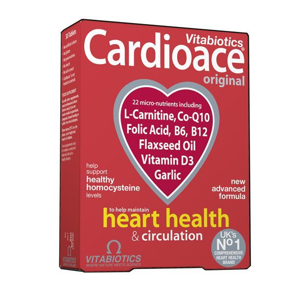 Изображение товара Кардиоэйс Витамино-минеральный комплекс с Омега-3 30 таблеток для сердца и сосудов