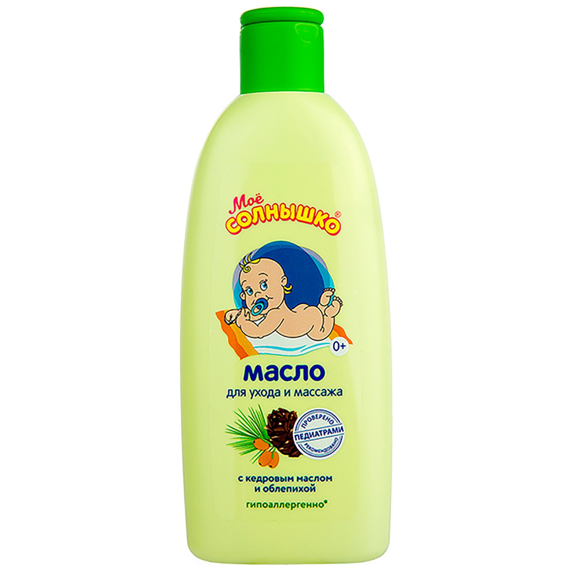 Изображение товара Масло для массажа с рождения Мое Солнышко 200 мл гипоаллергенно для малышей