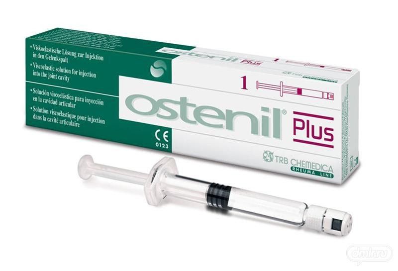 Изображение товара Остенил Плюс раствор для внутрисуставного введения 40мг/2мл