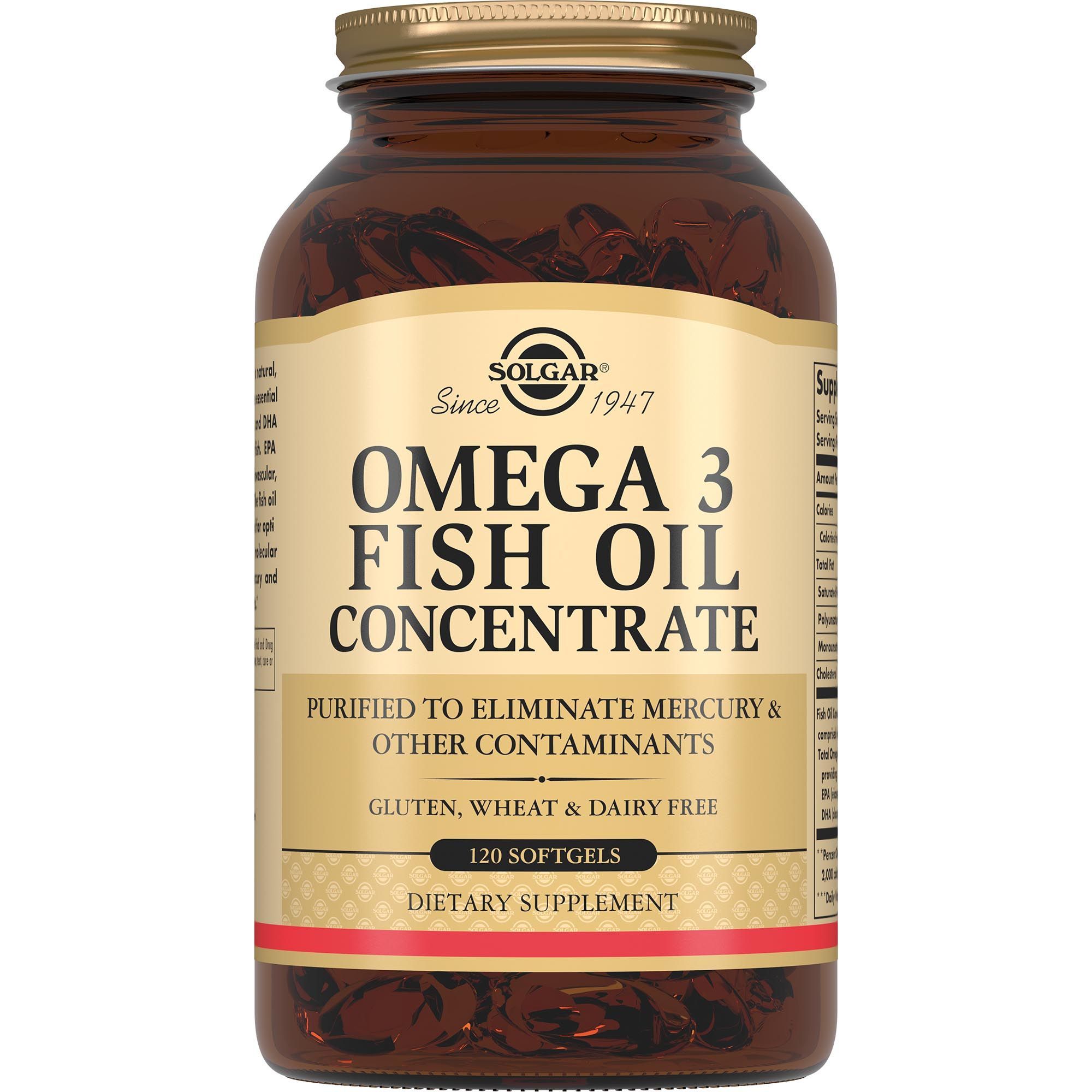 Изображение товара Омега-3 концентрат рыбьего жира Solgar/Солгар капсулы 120шт