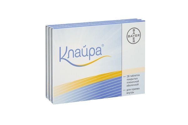 Изображение товара Набор: Клайра таблетки п/о плен. 2мг+2мг, 3мг+2мг и 1мг, 3мг 28шт 3уп