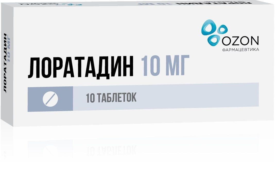Изображение товара Лоратадин таблетки 10мг 10шт Озон