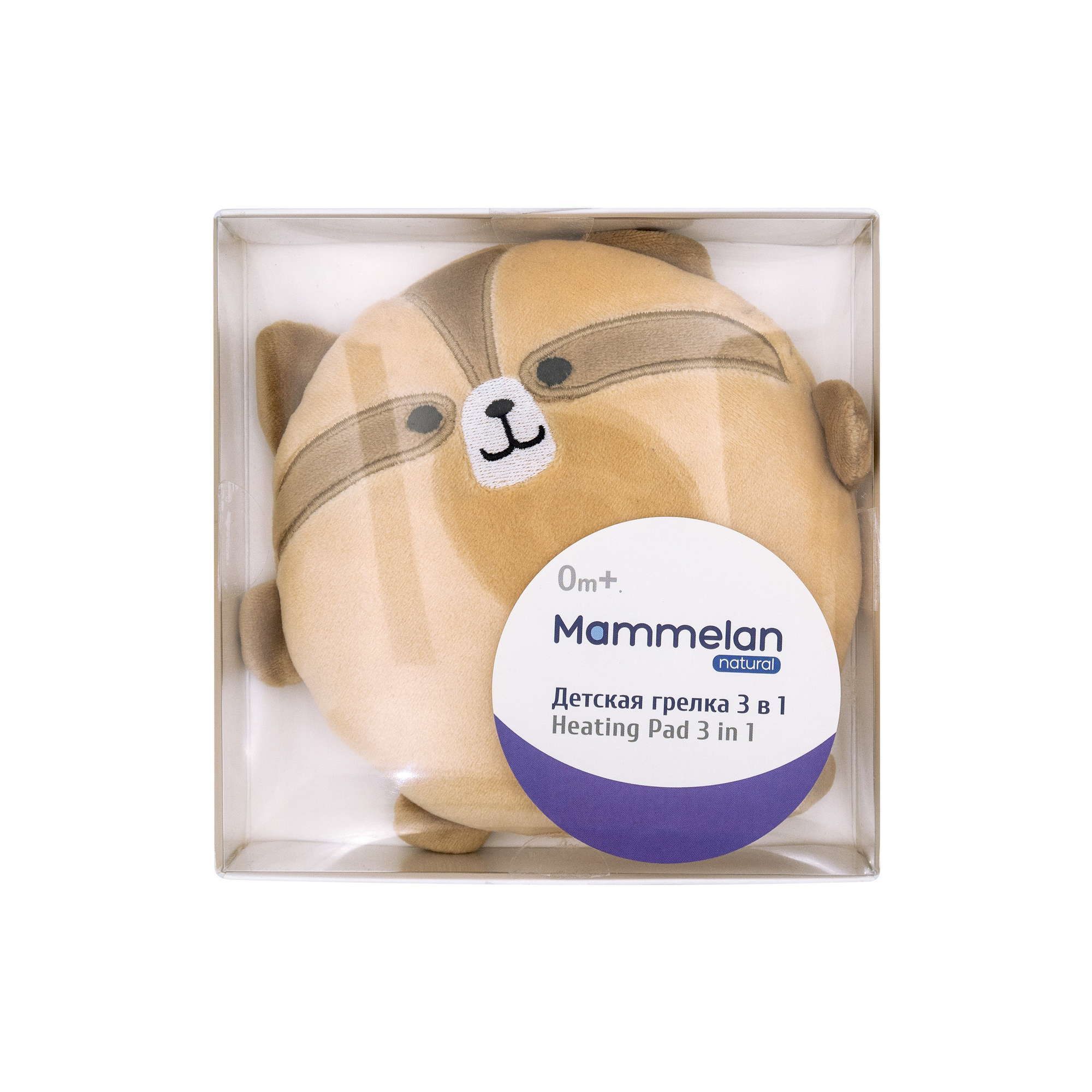 Изображение товара Игрушка согревающая енот Mammelan Маммелан грелка 3в1 для детей
