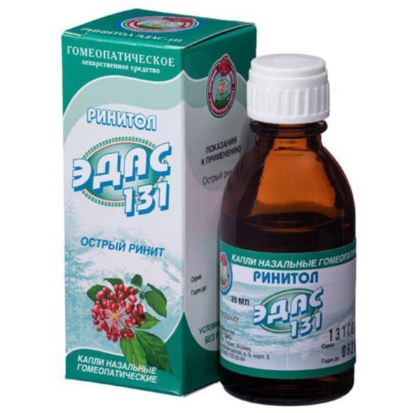 Изображение товара Эдас-131 Ринитол капли назальные 25мл