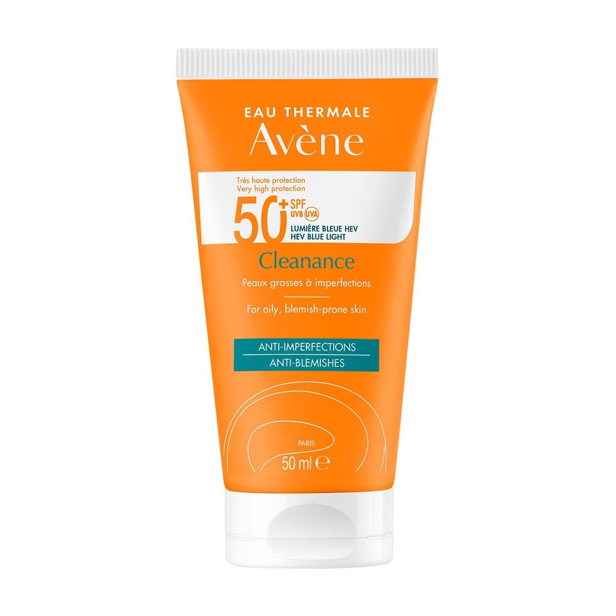 Изображение товара Флюид солнцезащитный для проблемной кожи SPF50+ Cleanance Avene/Авен туба 50мл (C51631)
