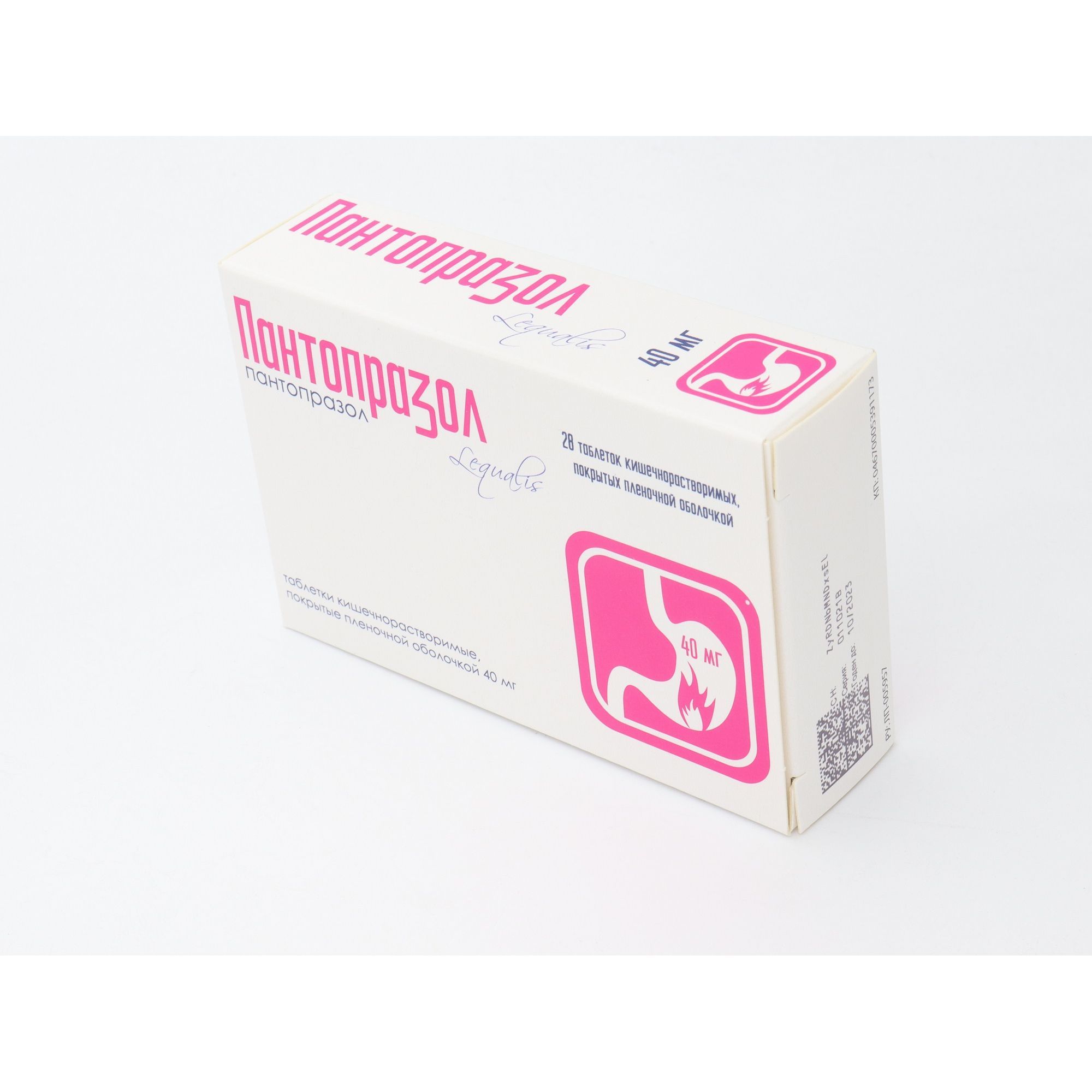 Изображение товара Пантопразол таблетки п/о плен. кишечнораств. 40мг 28шт