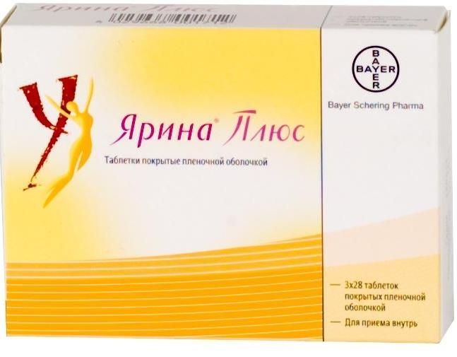 Изображение товара Ярина Плюс набор таблетки п/о плен. 3мг+0,03мг+0,451мг и 0,451мг 21+7шт 3уп