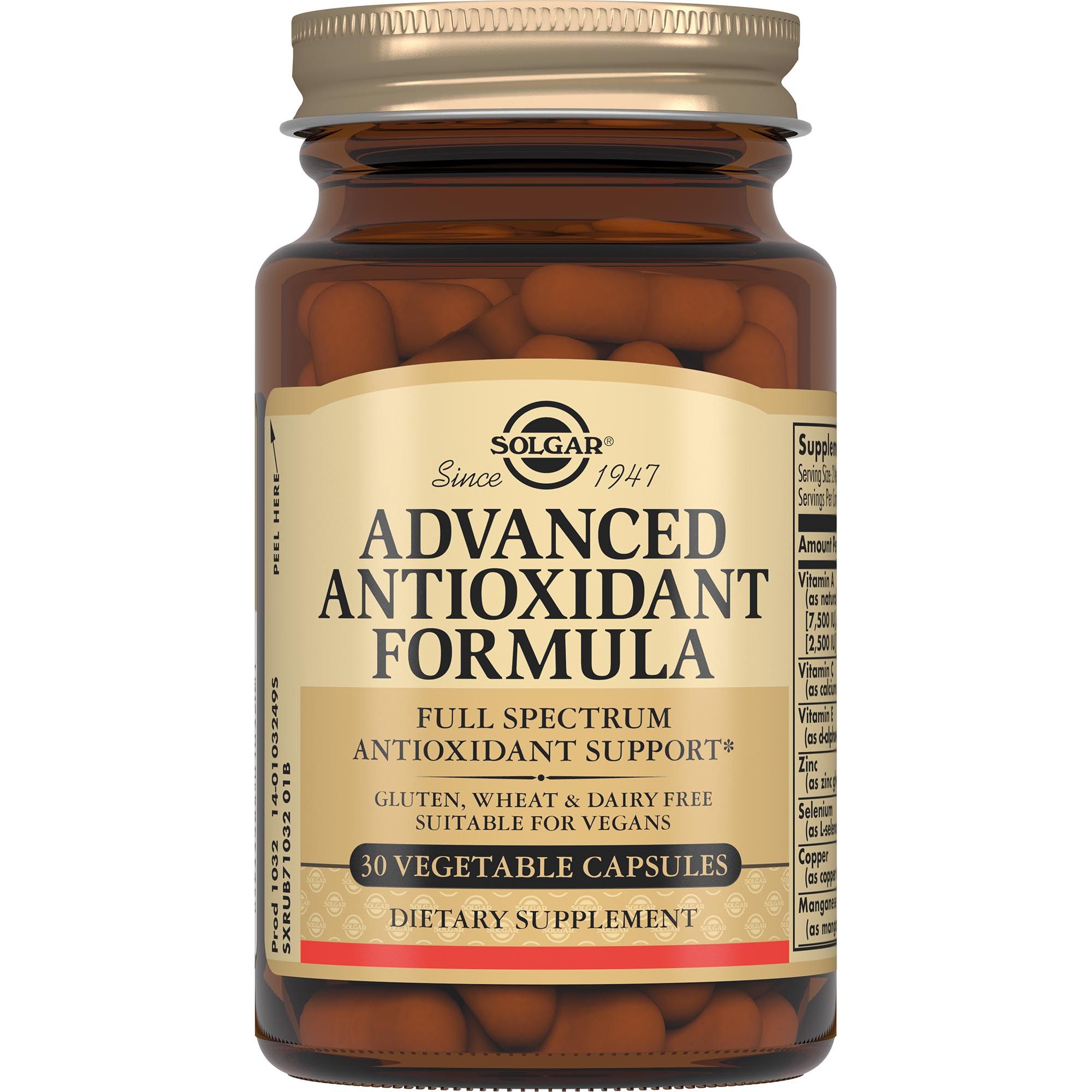 Изображение товара Антиоксидантная формула Solgar/Солгар капсулы 870мг 30шт