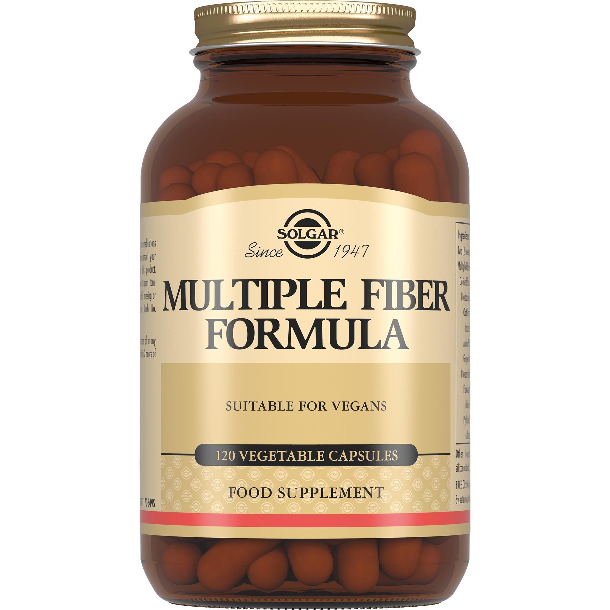 Изображение товара Мульти формула пищевых волокон Solgar капсулы 629мг 120шт