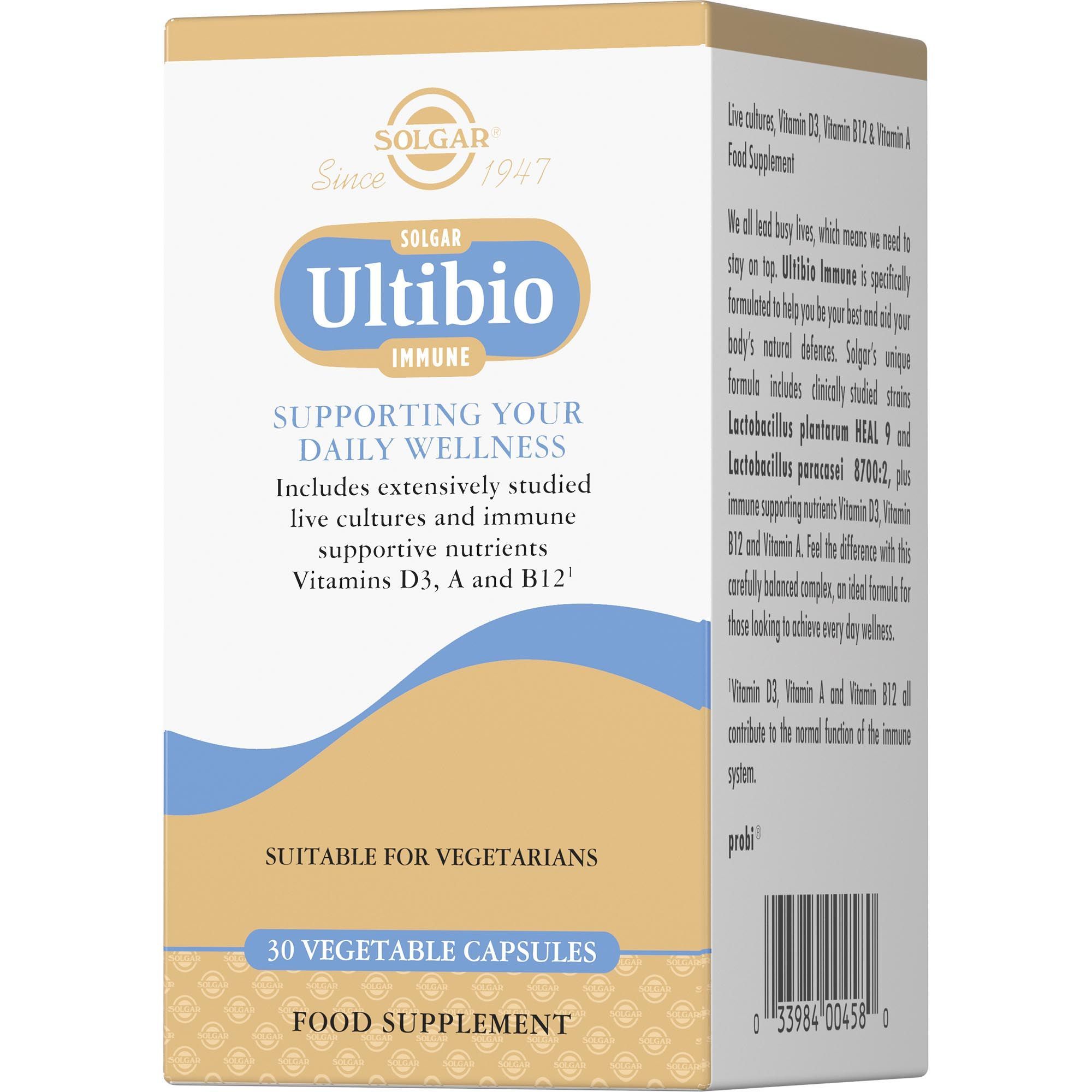 Изображение товара Ультибио Иммун Solgar/Солгар капсулы 470мг 30шт