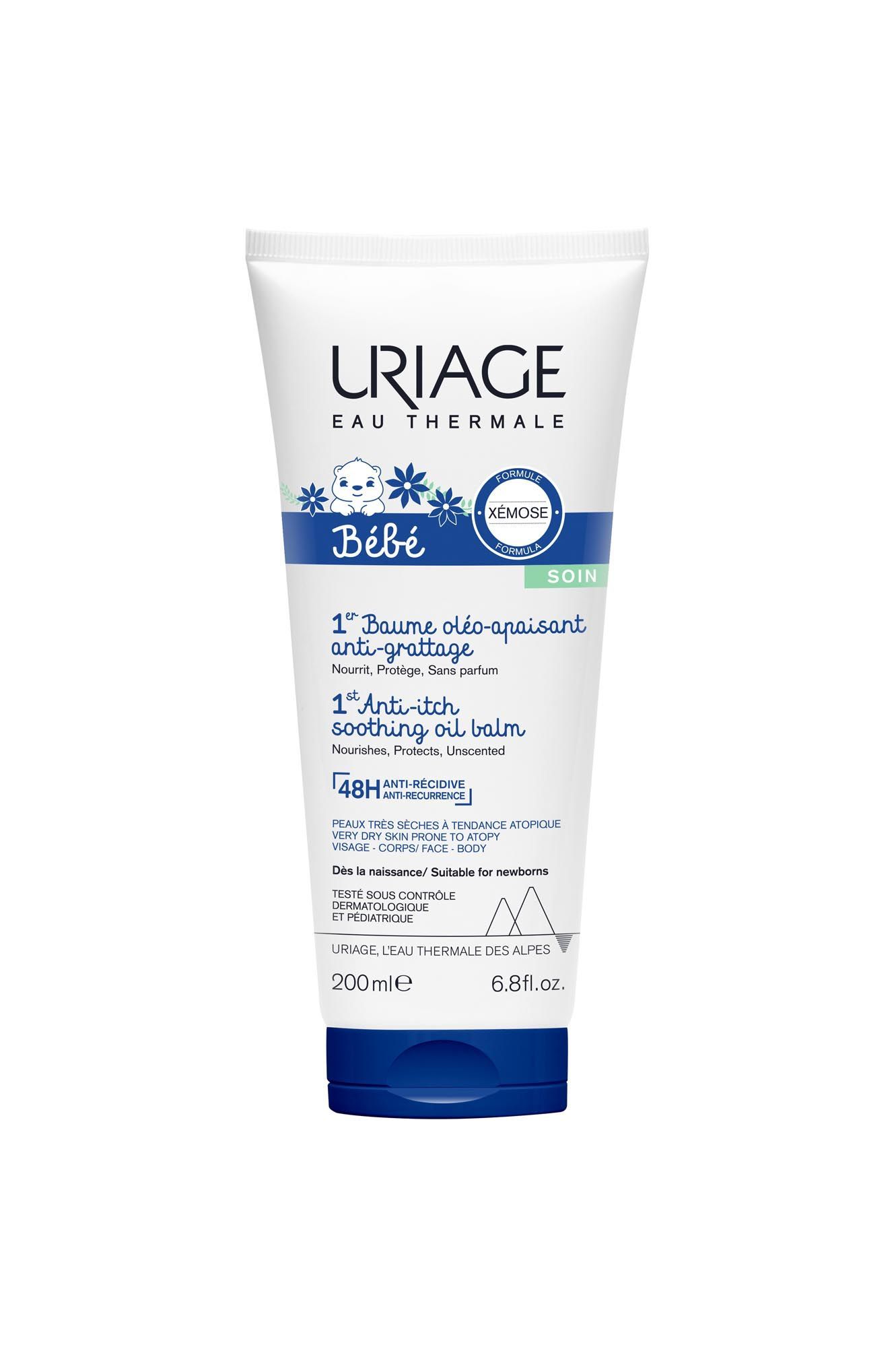 Изображение товара Липидовосстанавливающий бальзам Первое Bebes Uriage 200мл для сухой и чувствительной кожи