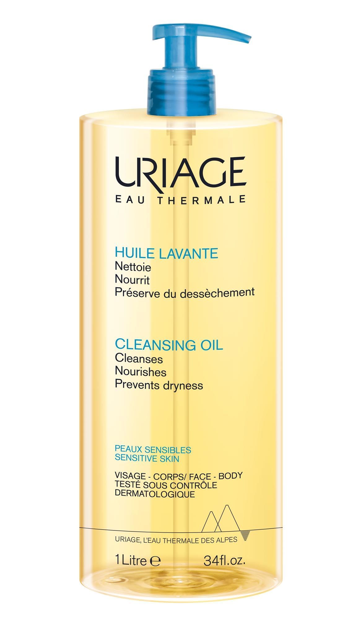 Изображение товара Масло для лица и тела пенящееся очищающее Урьяж 1л гипоаллергенное