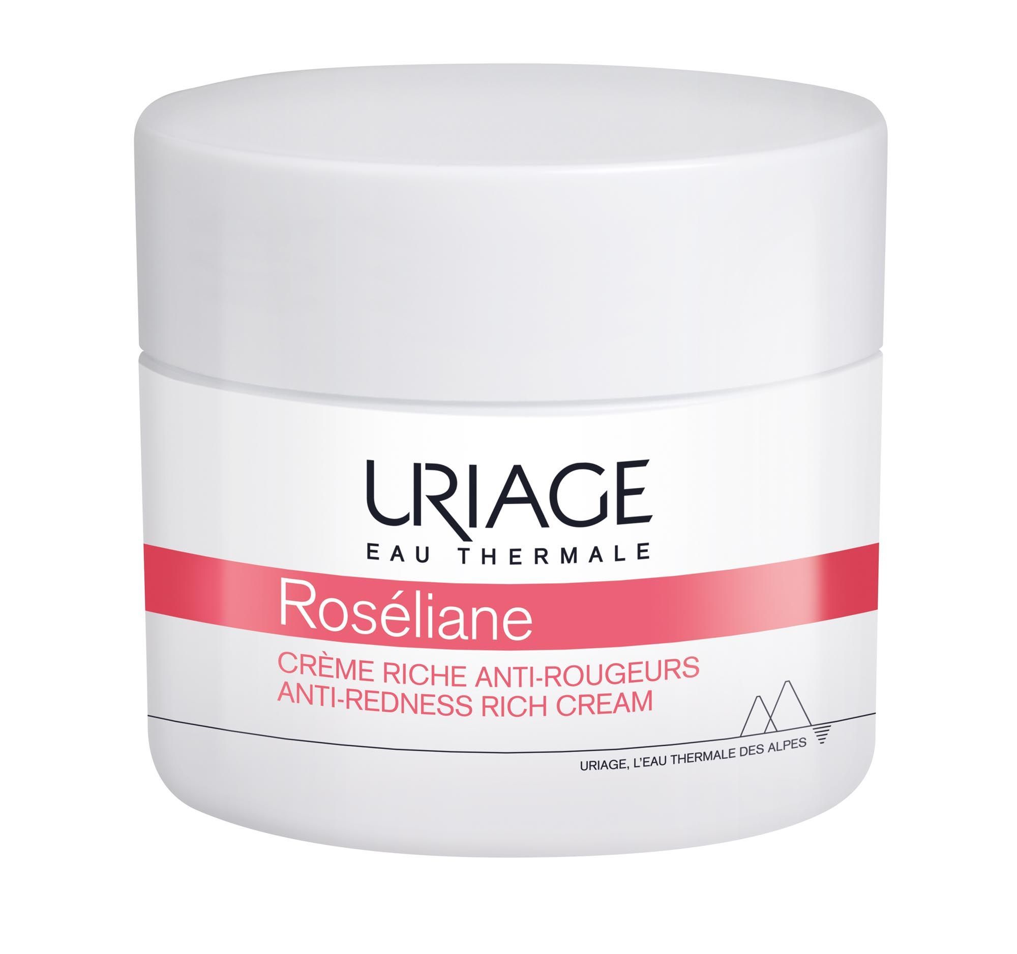 Изображение товара Крем для лица против покраснений насыщенный Roseliane Uriage/Урьяж банка 50мл Изображение товара Крем для лица против покраснений насыщенный Roseliane Uriage/Урьяж банка 50мл