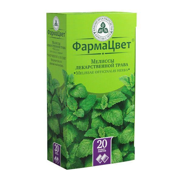 Изображение товара Мелисса лекарственная трава 1,5 г 20 шт. ф/п для успокоения и сна