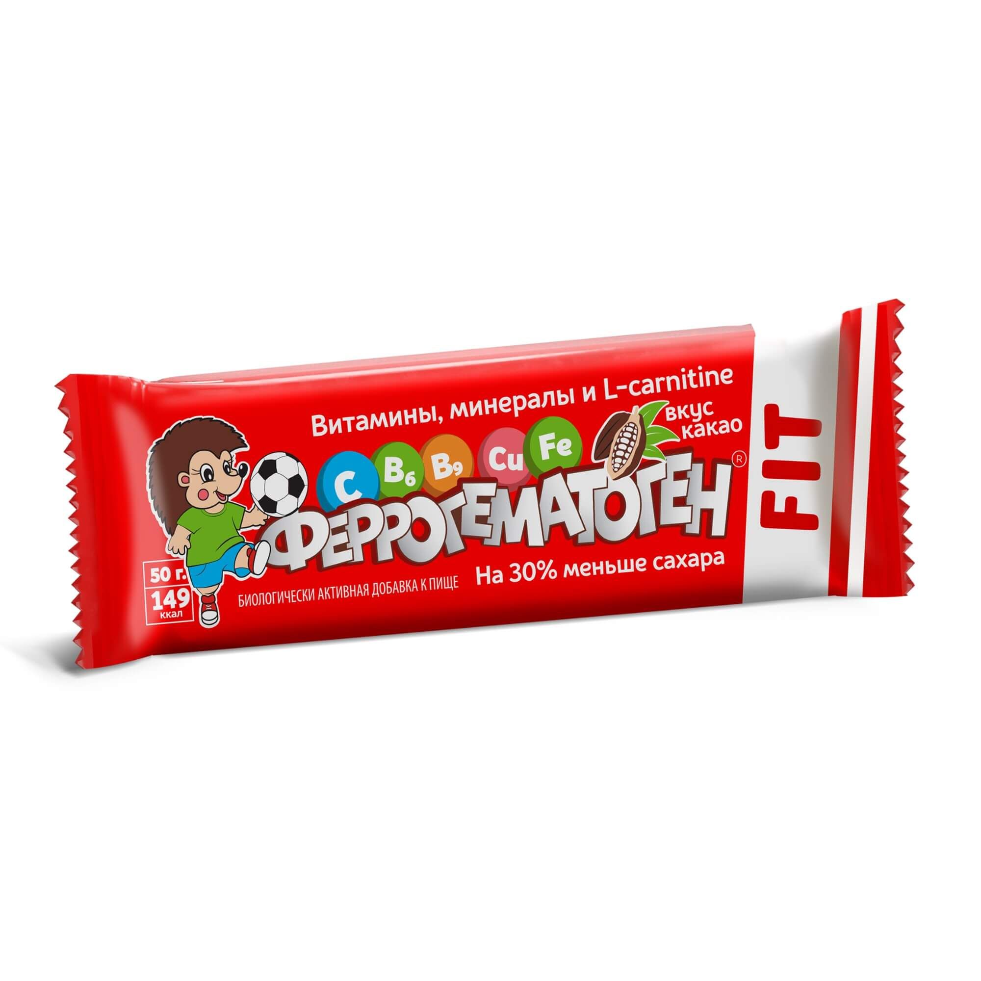 Изображение товара Феррогематоген FIT пастилки жевательные для иммунитета и уровня железа 50 г Изображение товара Феррогематоген FIT пастилки жевательные для иммунитета и уровня железа 50 г