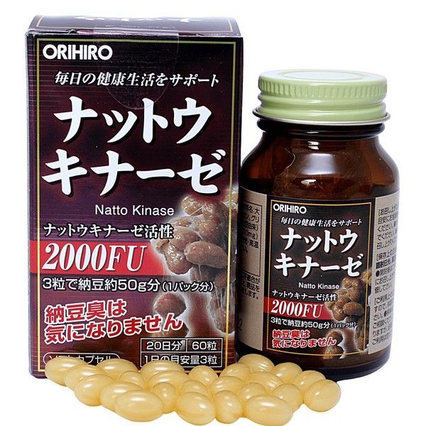 Изображение товара Натто Киназа Orihiro/Орихиро капсулы 340мг 60шт