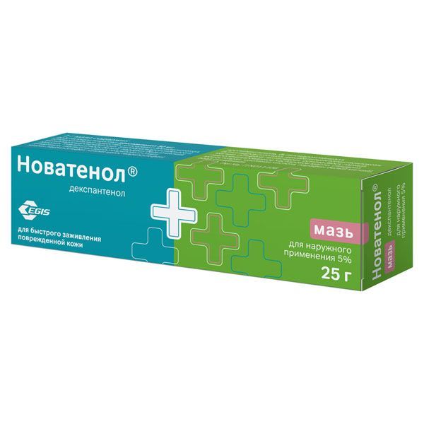 Изображение товара Новатенол мазь для наружного применения 5% 25г