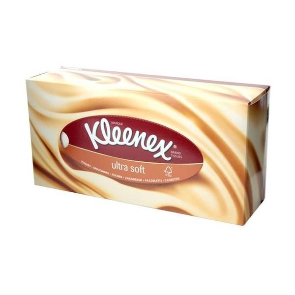 Изображение товара Салфетки бумажные Kleenex/Клинекс в коробке Ultra soft 56 шт. Изображение товара Салфетки бумажные Kleenex/Клинекс в коробке Ultra soft 56 шт.