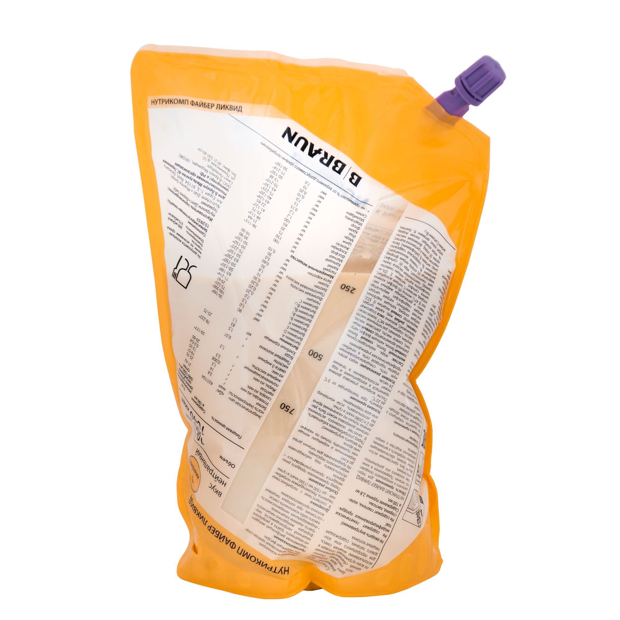 Изображение товара Смесь жидкая для энтерального питания вкус нейтральный Файбер Ликвид Nutricomp/Нутрикомп 1л
