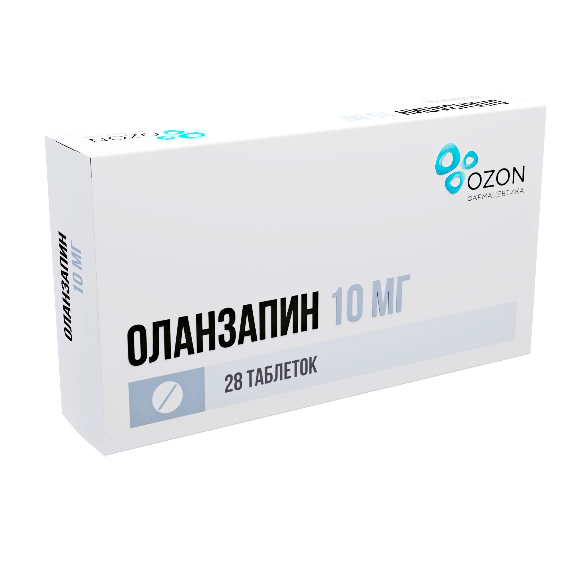 Изображение товара Оланзапин 10мг таблетки 28 шт - лечение шизофрении и биполярки Изображение товара Оланзапин 10мг таблетки 28 шт - лечение шизофрении и биполярки